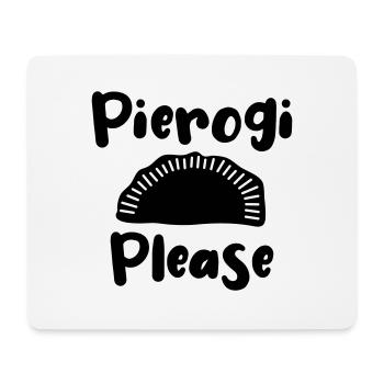 Pierogi please - Polen Polnisches Essen Pirogge - Mousepad (Querformat) - Weiß - Vorne