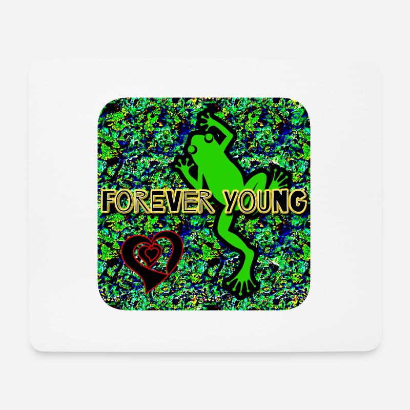 Forever Young - Club WoW - Mouse Pad (horizontal) - white