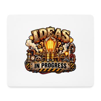 Ideen in Arbeit Steampunk - Mousepad (Querformat) - Weiß - Vorne