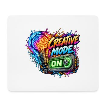 Kreativer Modus Neon Druck - Mousepad (Querformat) - Weiß - Vorne