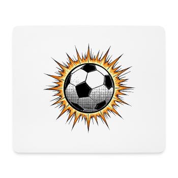 Immer Am Ball Bleiben - Mousepad (Querformat) - Weiß - Vorne
