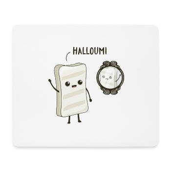 Halloumi - Mouse Pad (horizontal) - white - Front