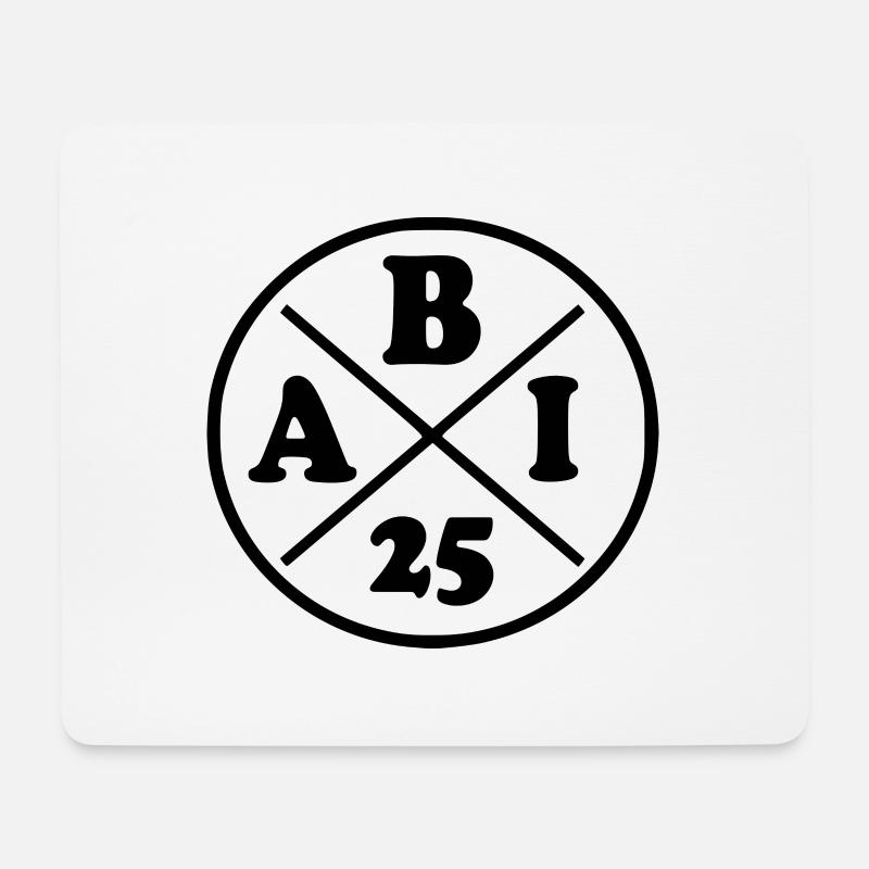 Abi 2025 - Mousepad (Querformat) - Weiß