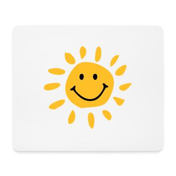 Sonne - Mousepad (Querformat) - Weiß - Vorne