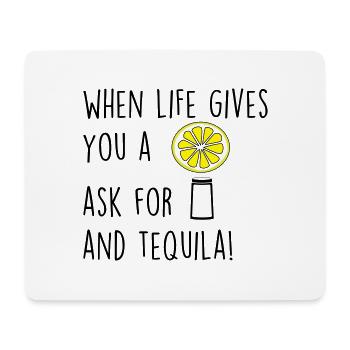 whenlifegivesu - Mousepad (Querformat) - Weiß - Vorne