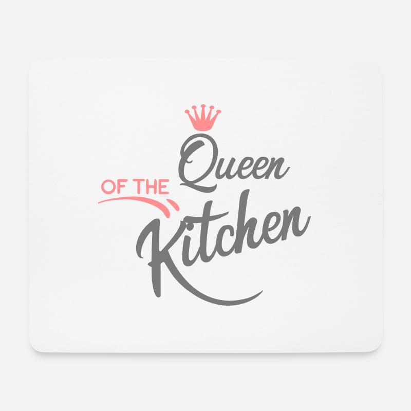 Hobbyköchin - Mousepad (Querformat) - Weiß