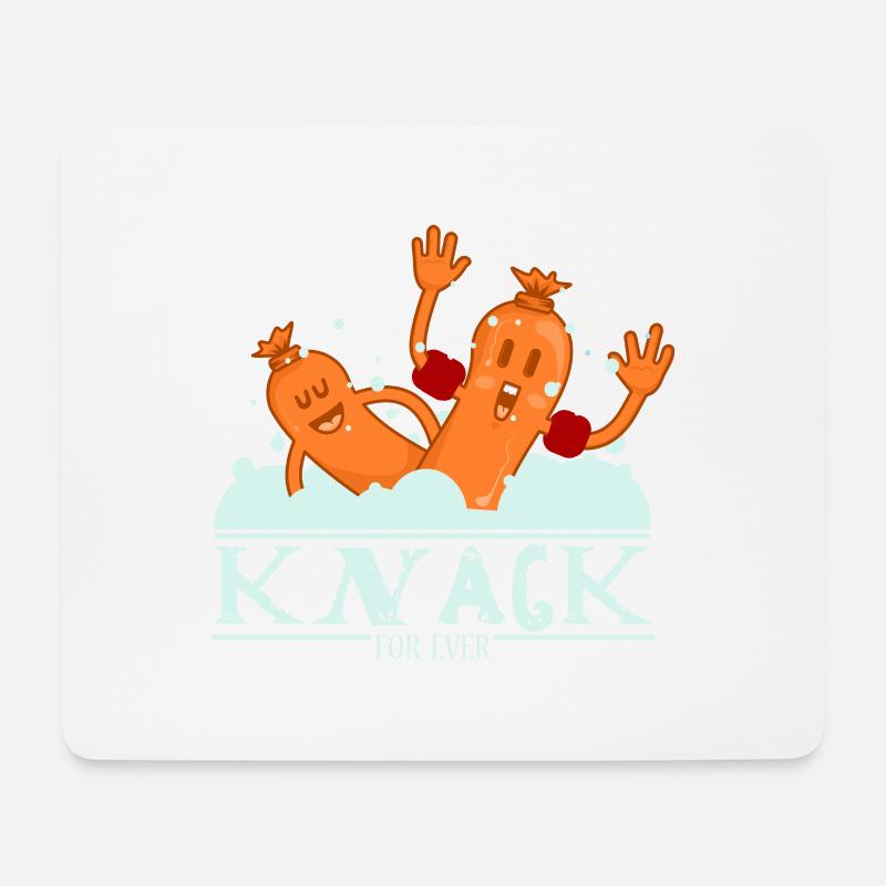 knack_time - Mouse Pad (horizontal) - white