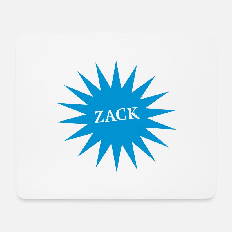 zack - Mousepad (Querformat) - Weiß