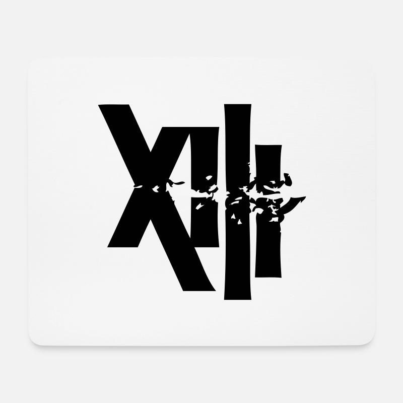 13te - Mousepad (Querformat) - Weiß