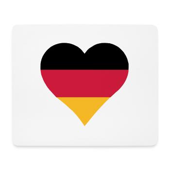 Deutschlandflagge Herform - Mousepad (Querformat) - Weiß - Vorne