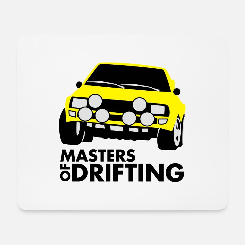 Masters of drifting - Mousepad (Querformat) - Weiß