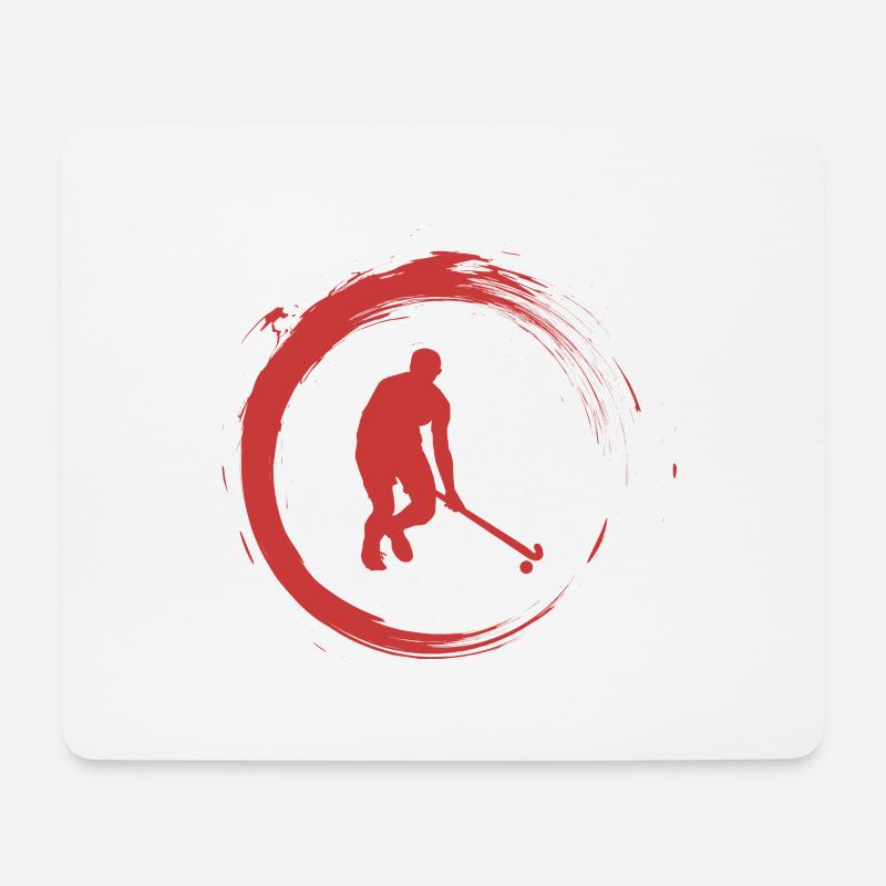 Hockey - Mousepad (Querformat) - Weiß