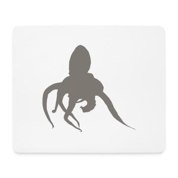 Krake - Mousepad (Querformat) - Weiß - Vorne