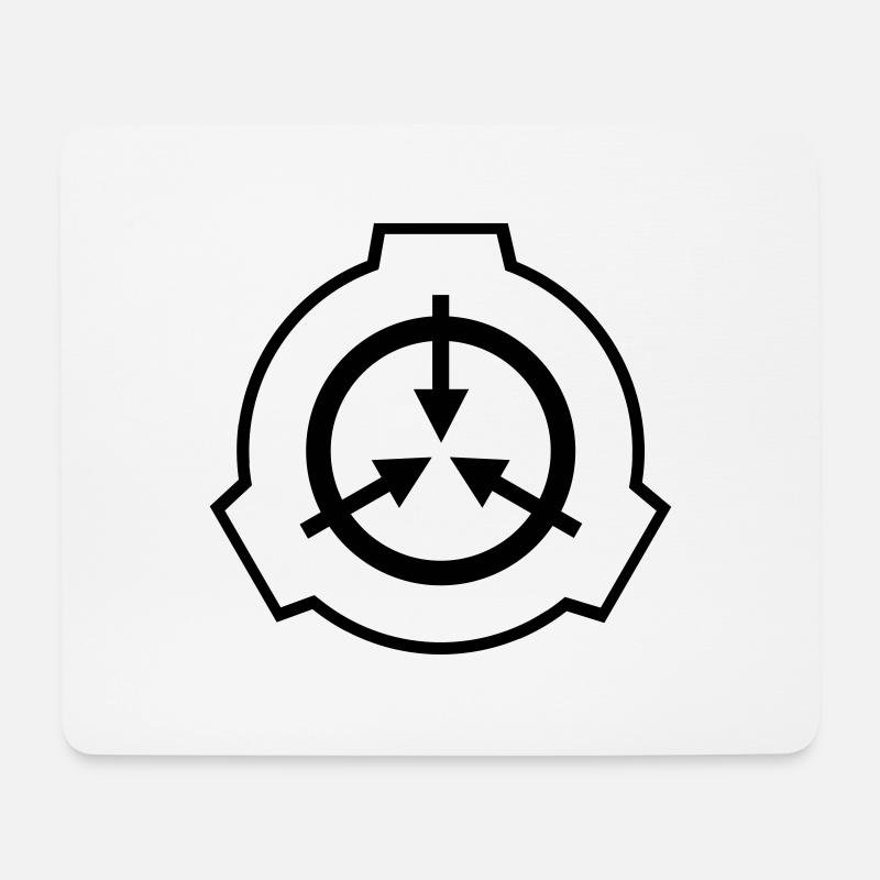 SCP Foundation Logo - Mousepad (Querformat) - Weiß