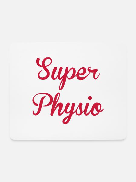 Super Physio - Mousepad (Querformat) - Weiß
