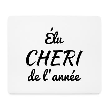 Amour / Saint Valentin / Coeur / Bébé / Love - Tapis de souris (format paysage) - blanc - Devant