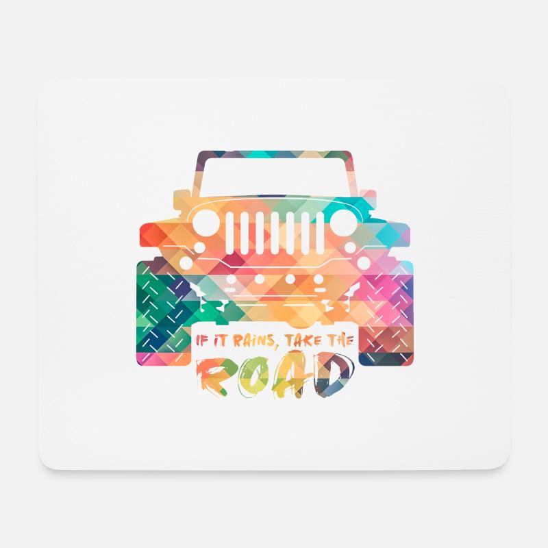 Jeep - Mouse Pad (horizontal) - white