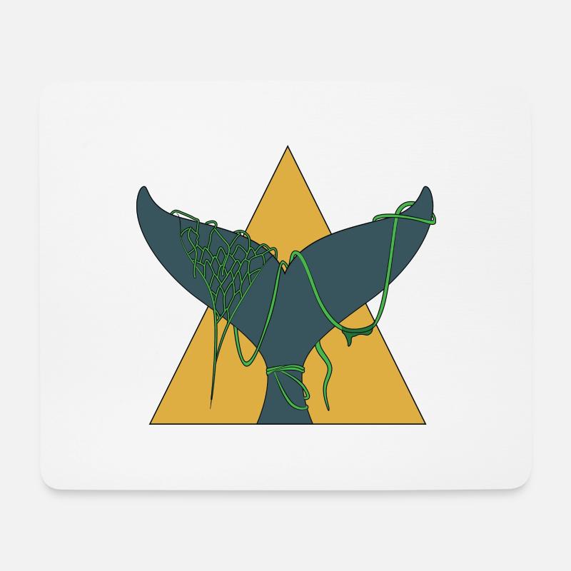 Umweltverschmutzung Naturschutz - Mousepad (Querformat) - Weiß