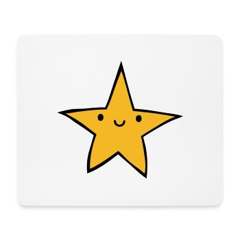 Liebes freundliches Sternchen - Mousepad (Querformat) - Weiß - Vorne