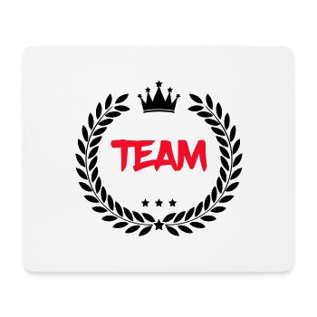 wappen team - Mousepad (Querformat) - Weiß - Vorne