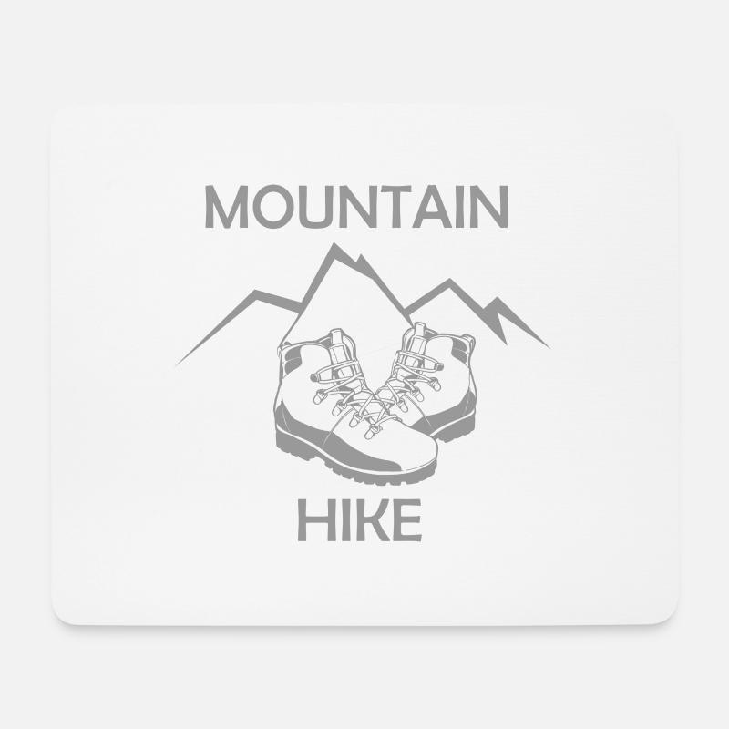Mountain Hike - Wandern in den Bergen - Mousepad (Querformat) - Weiß