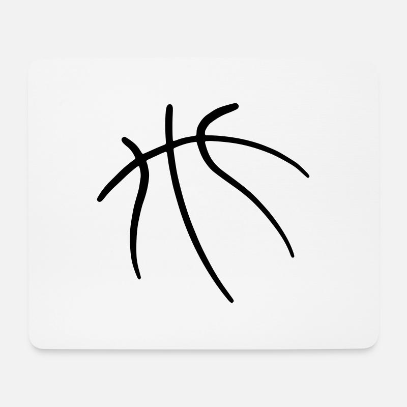 Basketball 29 - Mouse Pad (horizontal) - white