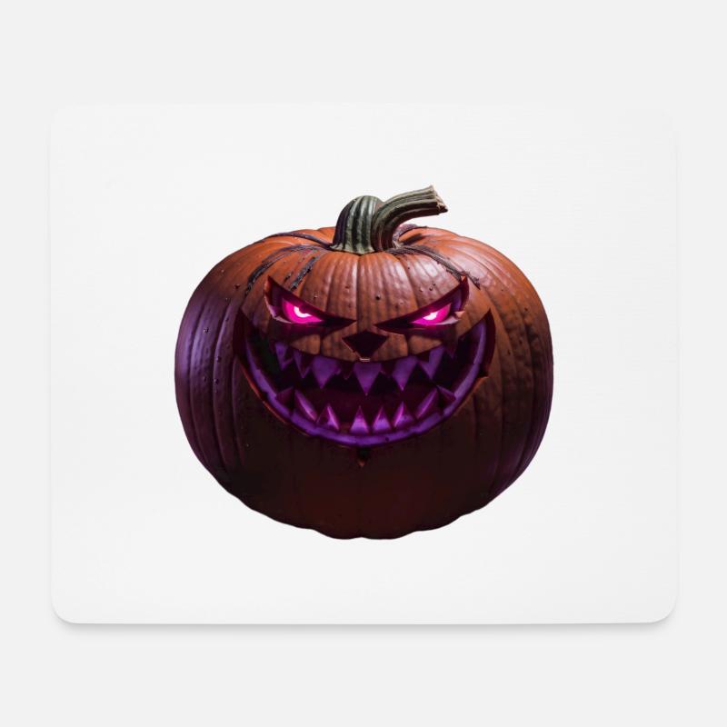 🎃 Halloweens unheimlichster Gast - der Kürbis - Mousepad (Querformat) - Weiß
