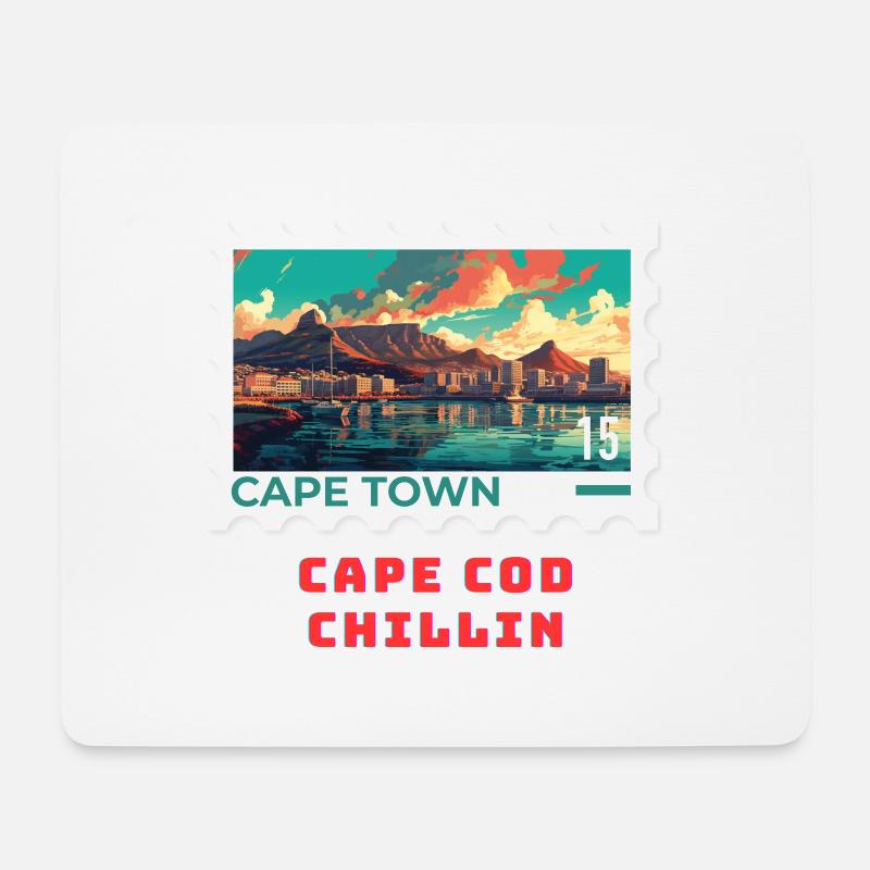 Cape Town - Mouse Pad (horizontal) - white