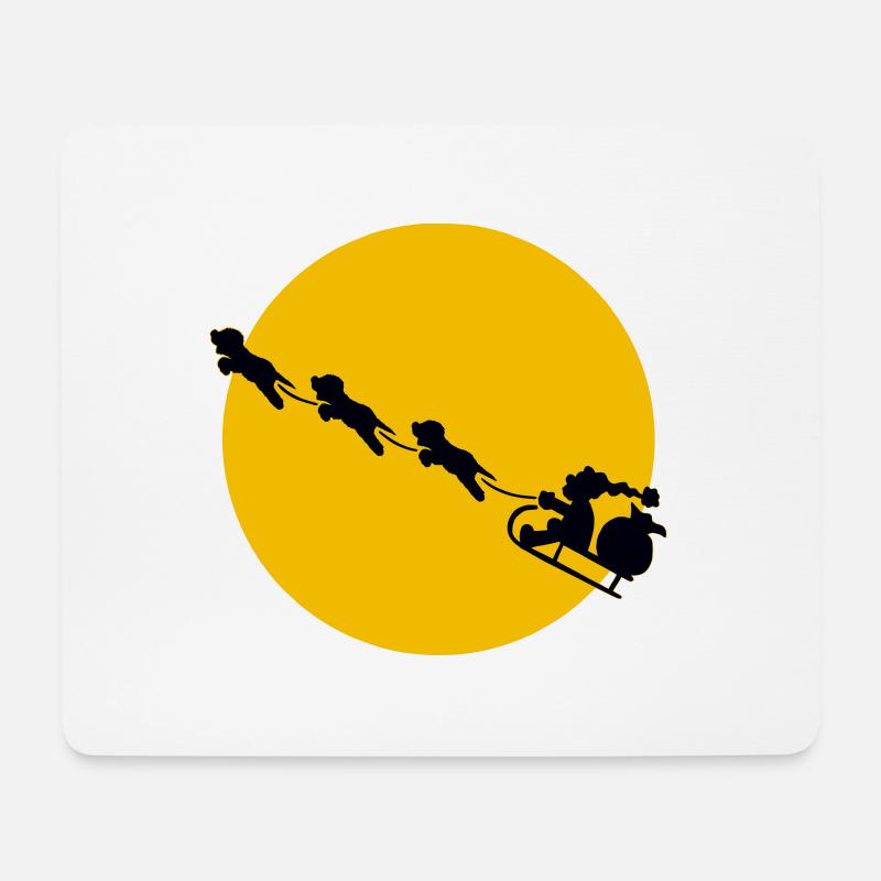 PinoRudi2 - Mousepad (Querformat) - Weiß