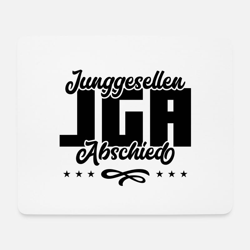 jga junggesellenabschied - Mousepad (Querformat) - Weiß
