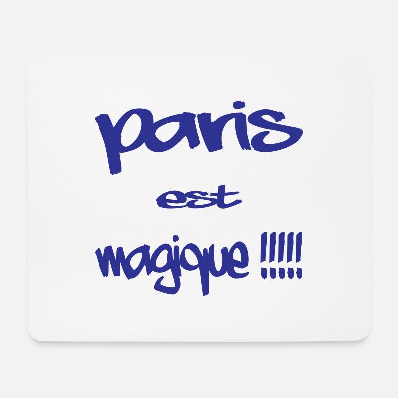Paris - Mouse Pad (horizontal) - white