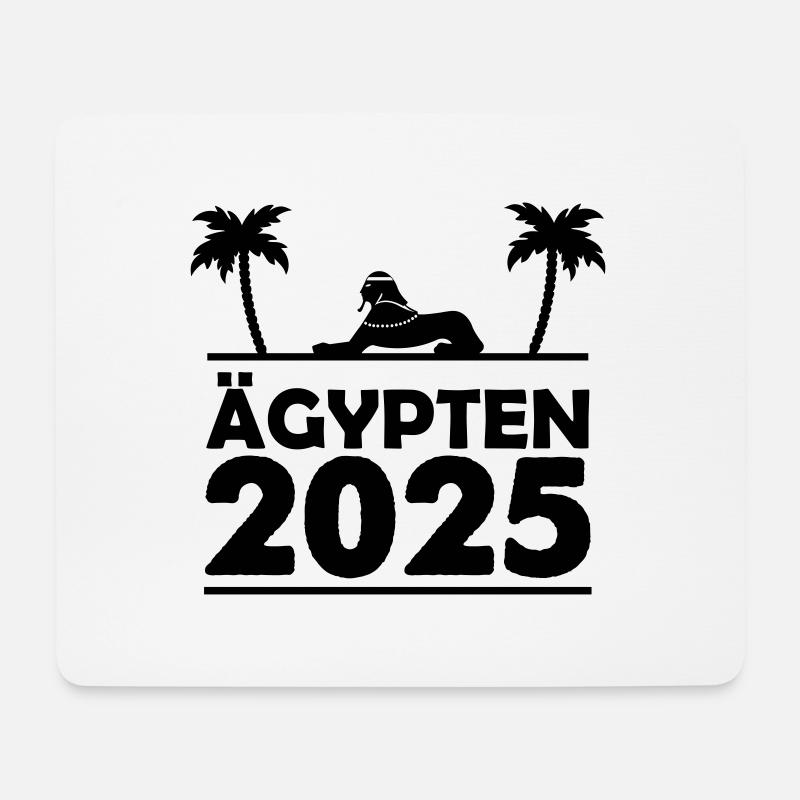 ägypten 2025 - Mousepad (Querformat) - Weiß