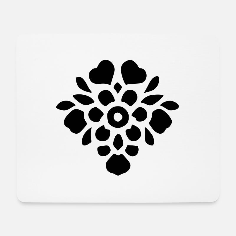 Flower bouquet - Mouse Pad (horizontal) - white