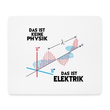 Elektrik Elektriker Handwerk Handwerker Physik - Mousepad (Querformat) - Weiß - Vorne