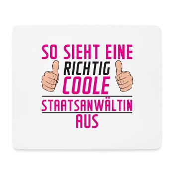 Staatsanwältin | | Anwältin | Humor - Mousepad (Querformat) - Weiß - Vorne