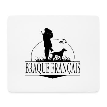 BRAQUE FRANCAIS Jagdhunde Jäger Hunde Wilsigns - Mousepad (Querformat) - Weiß - Vorne