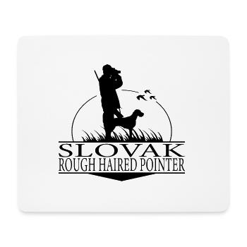SLOVAK ROUGH HAIRED POINTER Hunting Dogs Wilsigns - Mouse Pad (horizontal) - white - Front