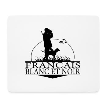 FRANCAIS BLANC ET NOIR Hunting Dogs Hunter Wilsigns - Mouse Pad (horizontal) - white - Front