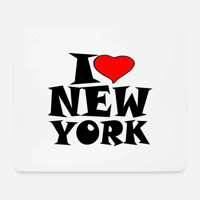New York - I Love New York - I liebe new york - Mousepad (Querformat) - Weiß