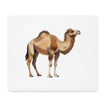 Kamel im aquarell Stil Geschenkidee  - Mousepad (Querformat) - Weiß - Vorne