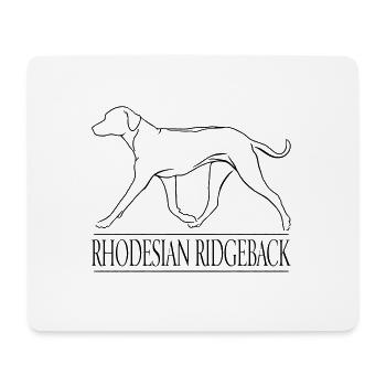 RHODESIAN RIDGEBACK chien Wilsigns - Tapis de souris (format paysage) - blanc - Devant