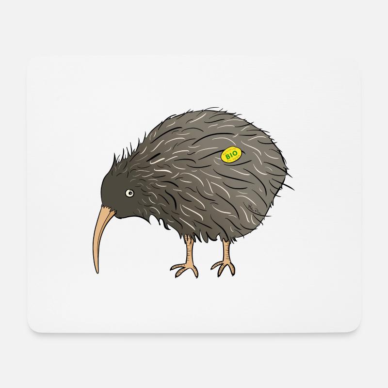 Bio-Kiwis - Mousepad (Querformat) - Weiß