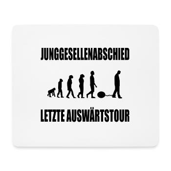 JGA - Mousepad (Querformat) - Weiß - Vorne