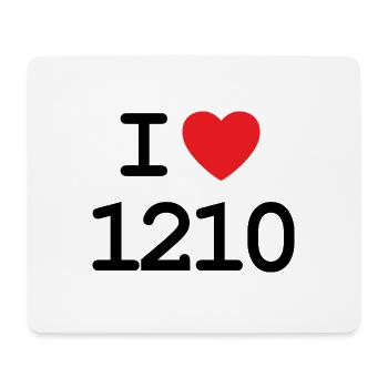 J’adore 1210 - Ich liebe Floridsdorf Shirt - Tapis de souris (format paysage) - blanc - Devant