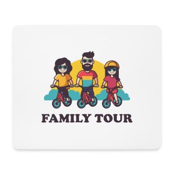 Family Tour - Mouse Pad (horizontal) - white - Front