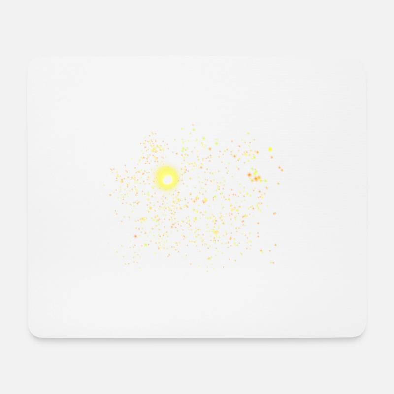 Sternenhimmel - Mousepad (Querformat) - Weiß