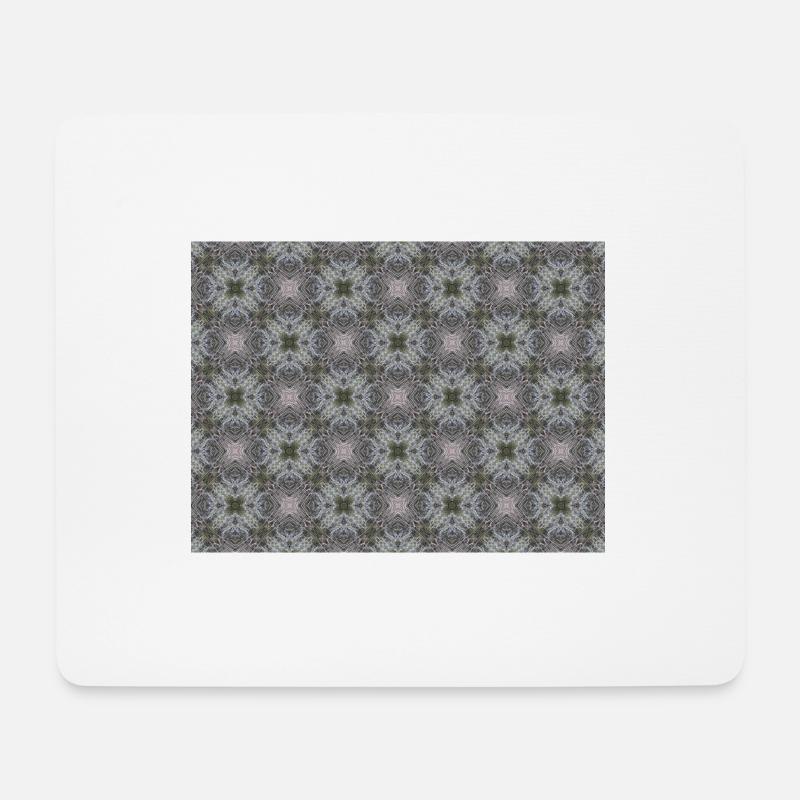 Frühlingsküstennatur und nordisches Licht - Mousepad (Querformat) - Weiß