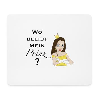 Auf der Suche… - Mousepad (Querformat) - Weiß - Vorne