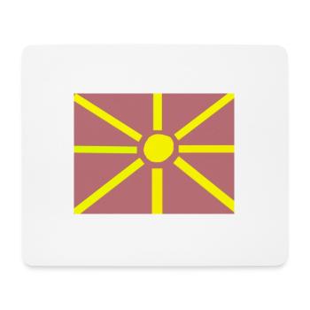 Mazedonien Design - Mousepad (Querformat) - Weiß - Vorne