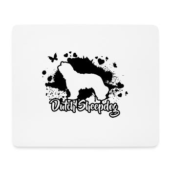 Dutch Sheepdog Dogs Dog Breed Wilsigns - Mouse Pad (horizontal) - white - Front